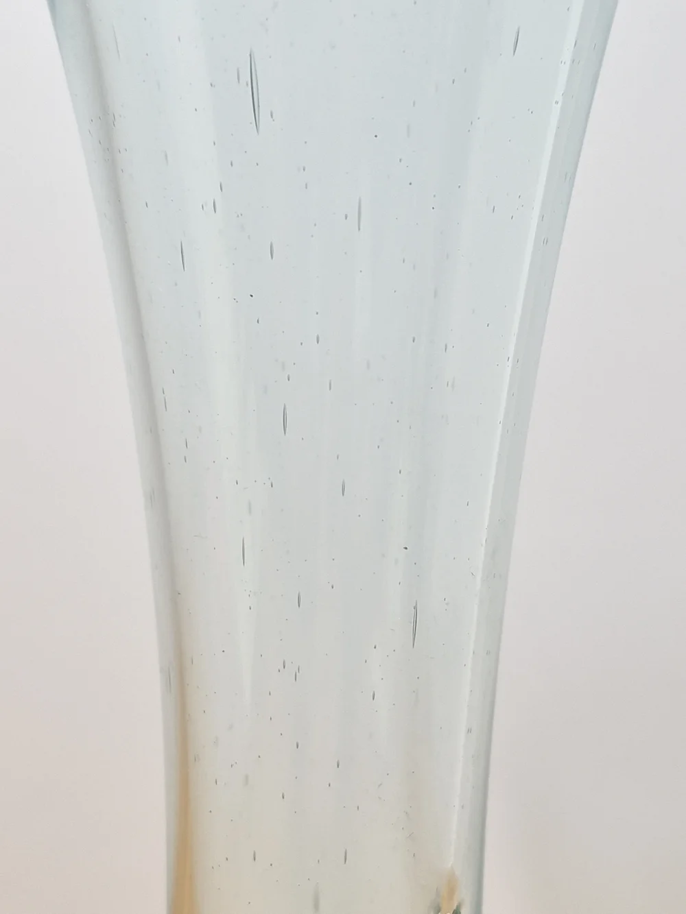 ​Molten Glass on Driftwood Vase Hand Blown Coastal Art Piece